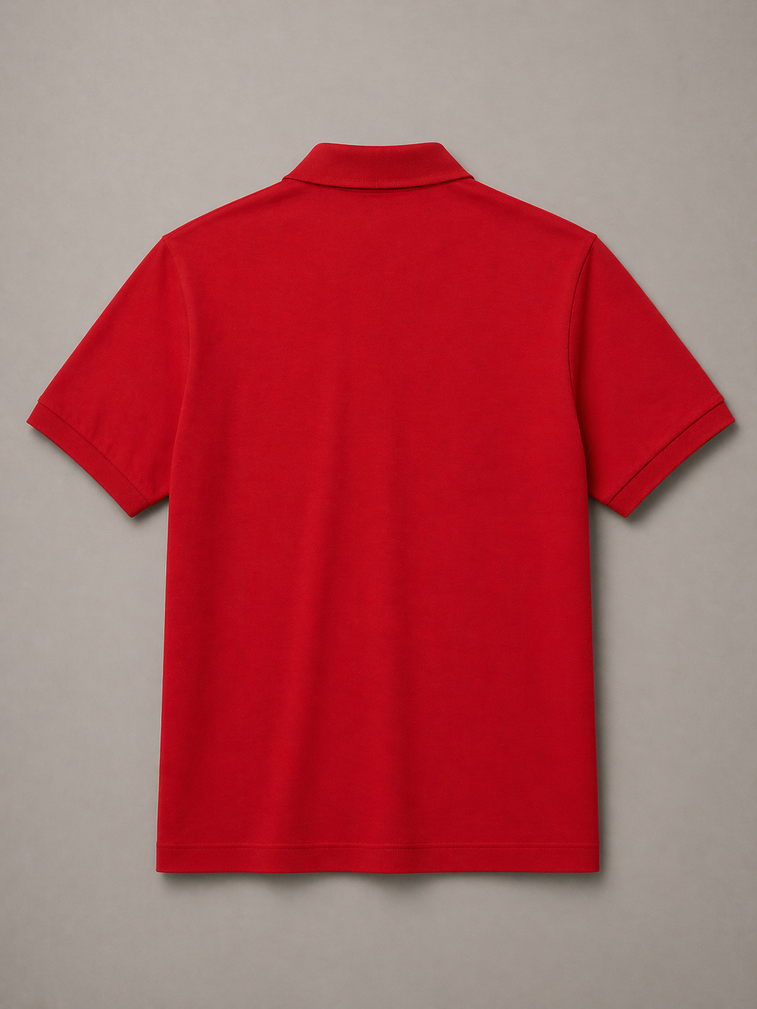L Men Red Ultra Soft Cotton Pima Jersey T-Shirt