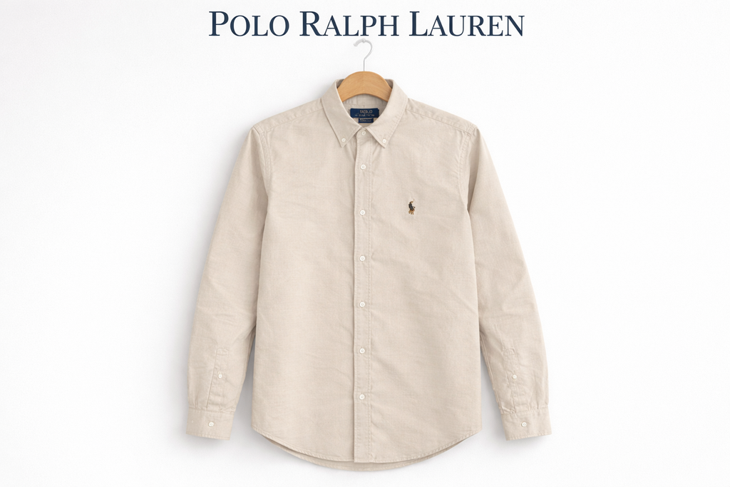 RL Classic Full Sleeve Shirt BEIGE