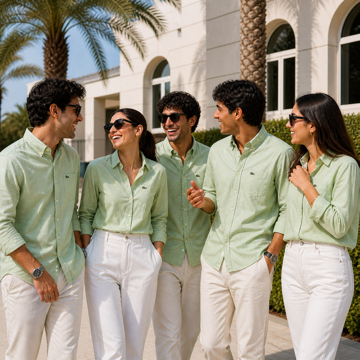L Mint Green Premium Full Sleeve Shirt