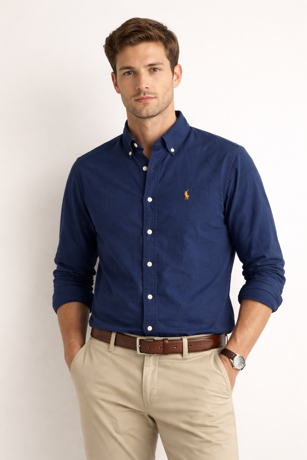 RL Classic Full Sleeve Shirt DARK BLUE