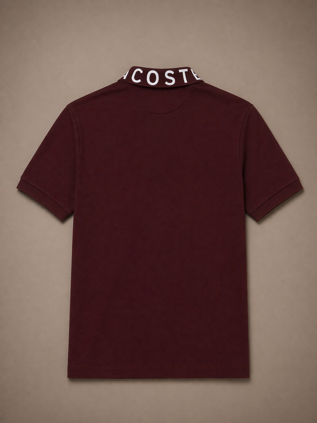 L Men Maroon Movement Jacquard Collar