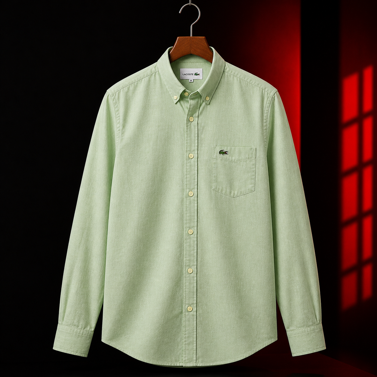 L Mint Green Premium Full Sleeve Shirt