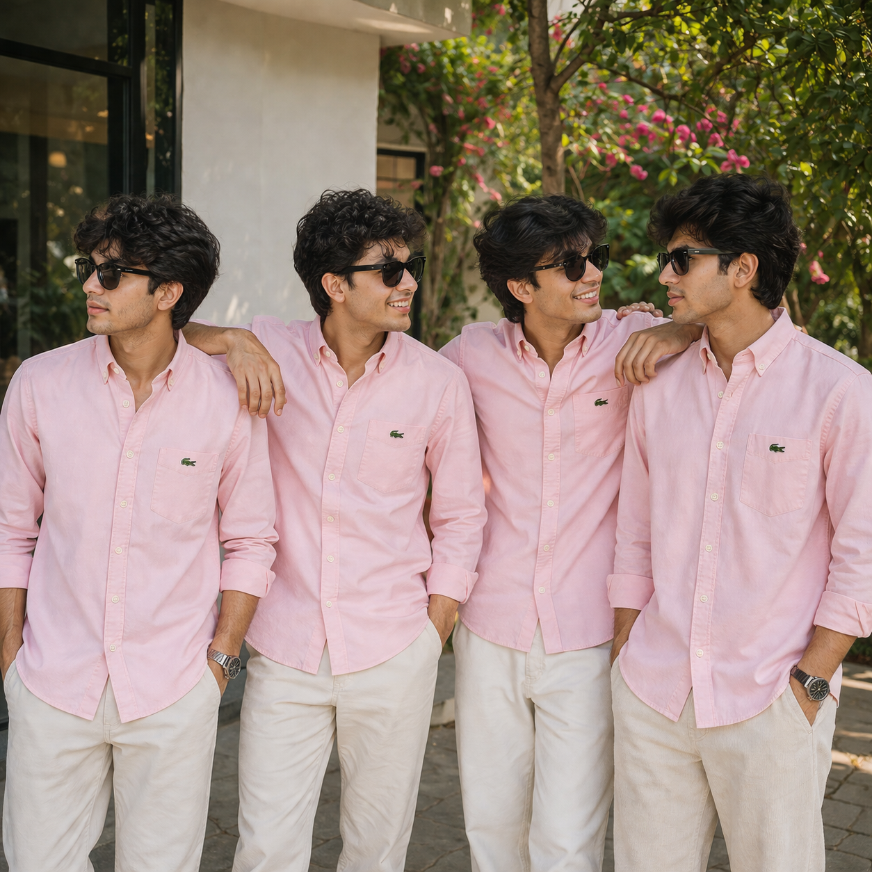 L Premium Classic Baby Pink Full Sleeve Shirt