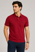 RL Collar T-shirt Maroon