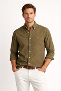 RL Classic Full Sleeve Shirt OLIVE GREEN