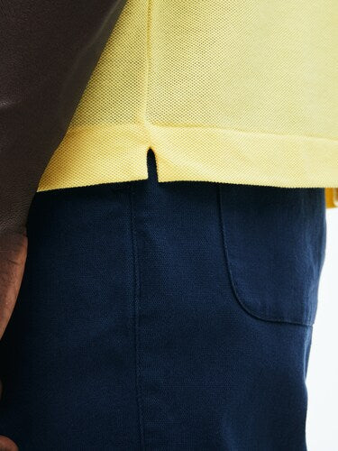 L Men Yellow Classic Fit L.12.12 Shirt