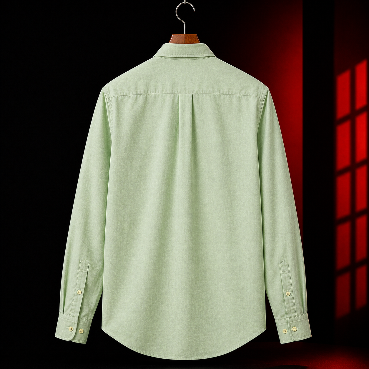 L Mint Green Premium Full Sleeve Shirt