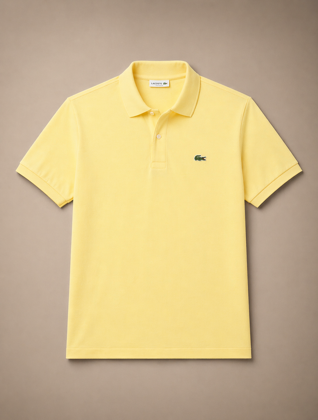L Men Yellow Classic Fit L.12.12 Shirt