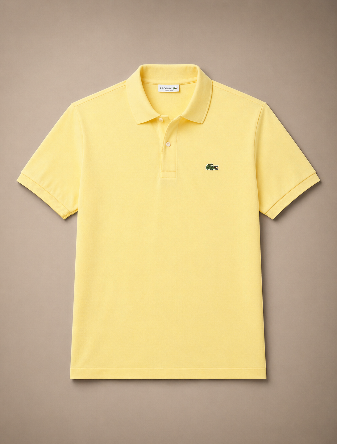 L Men Yellow Classic Fit L.12.12 Shirt