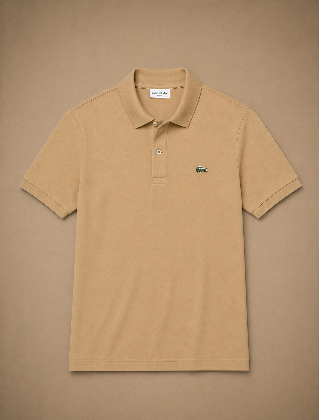 L Men Beige Original L.12.12 Slim Fit
