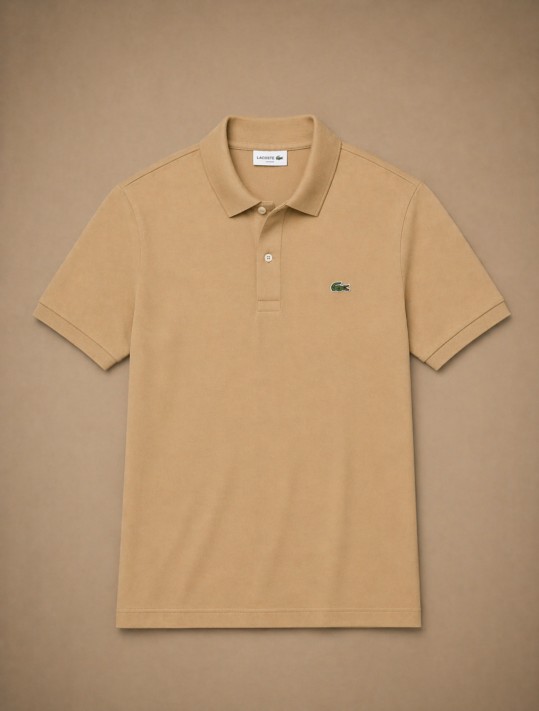 L Men Beige Original L.12.12 Slim Fit