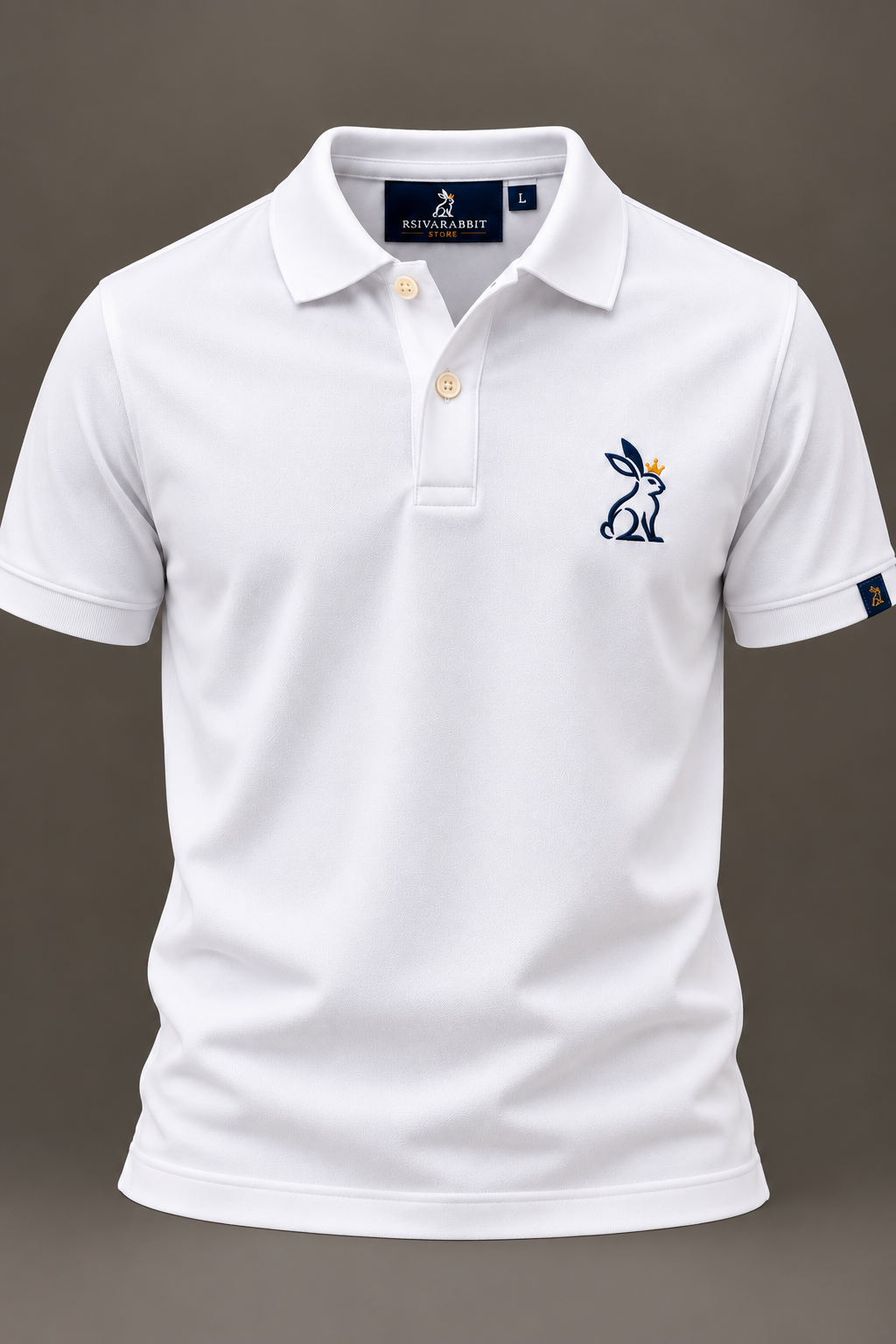 RSIVA Signature Piqué Polo – White