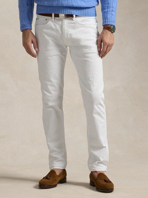 Men’s Premium White Slim Fit Jeans