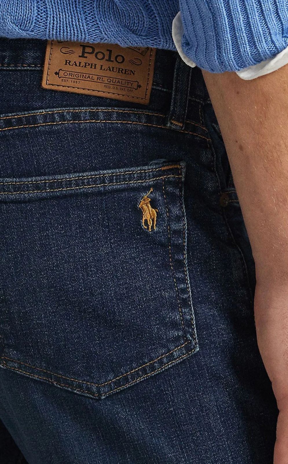 RL CLASSIC DARK WASH JEANS
