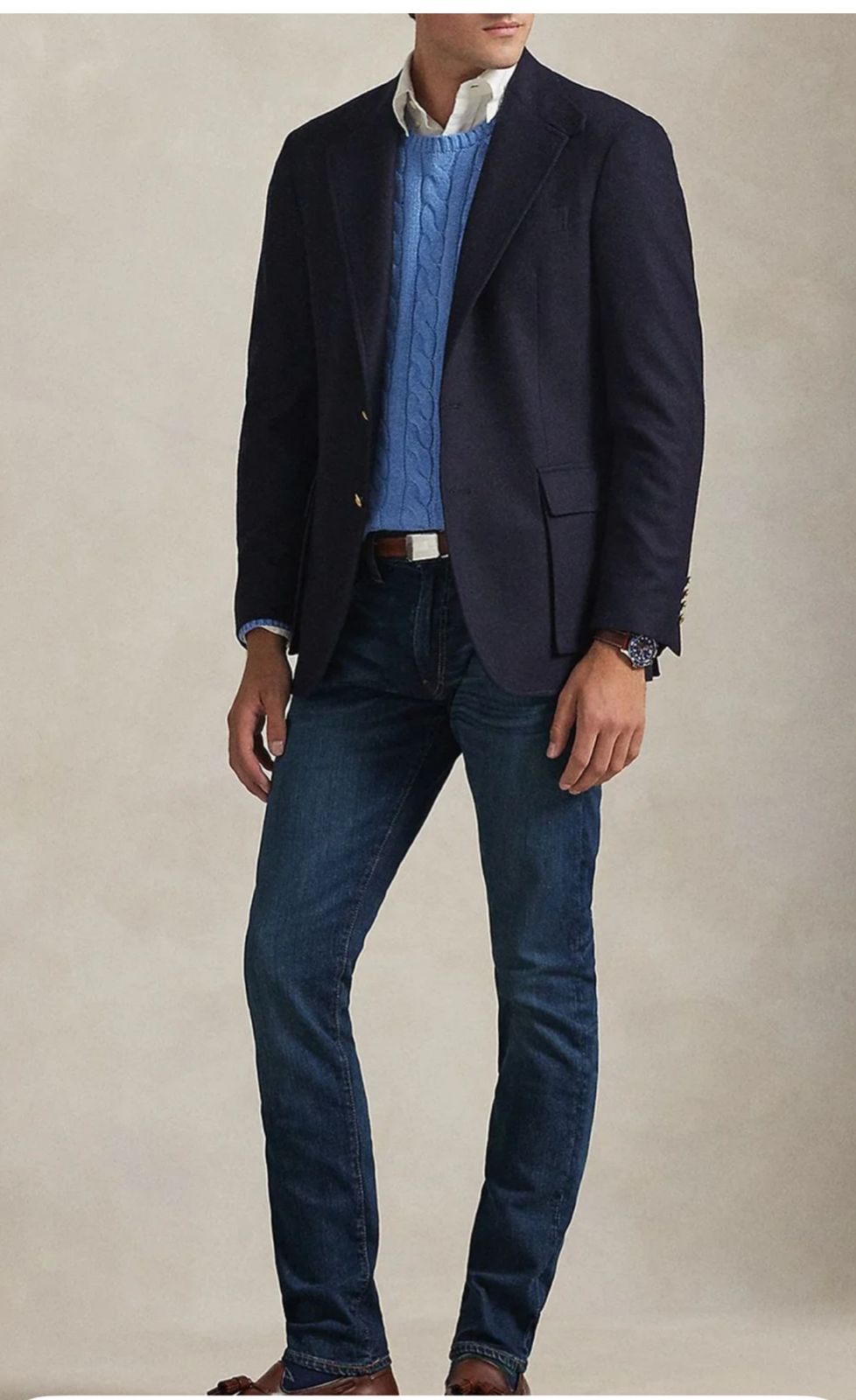 RL CLASSIC DARK WASH JEANS