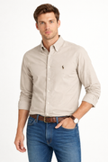 RL Classic Full Sleeve Shirt BEIGE