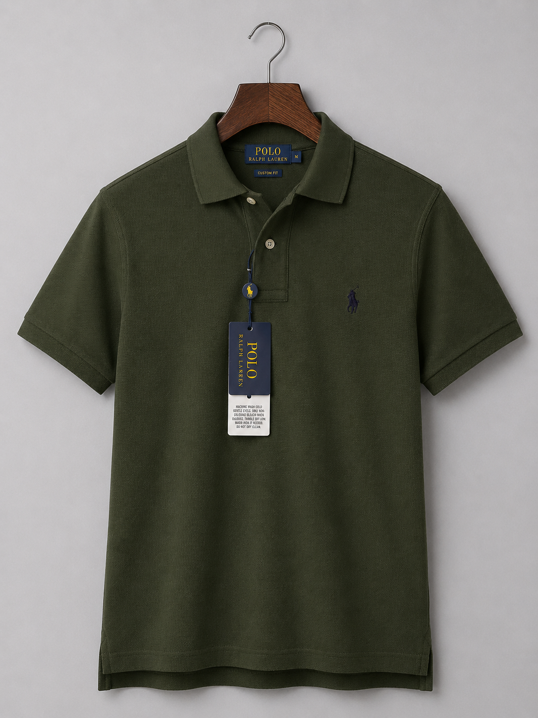 RL Collar T-shirt Green mehndi