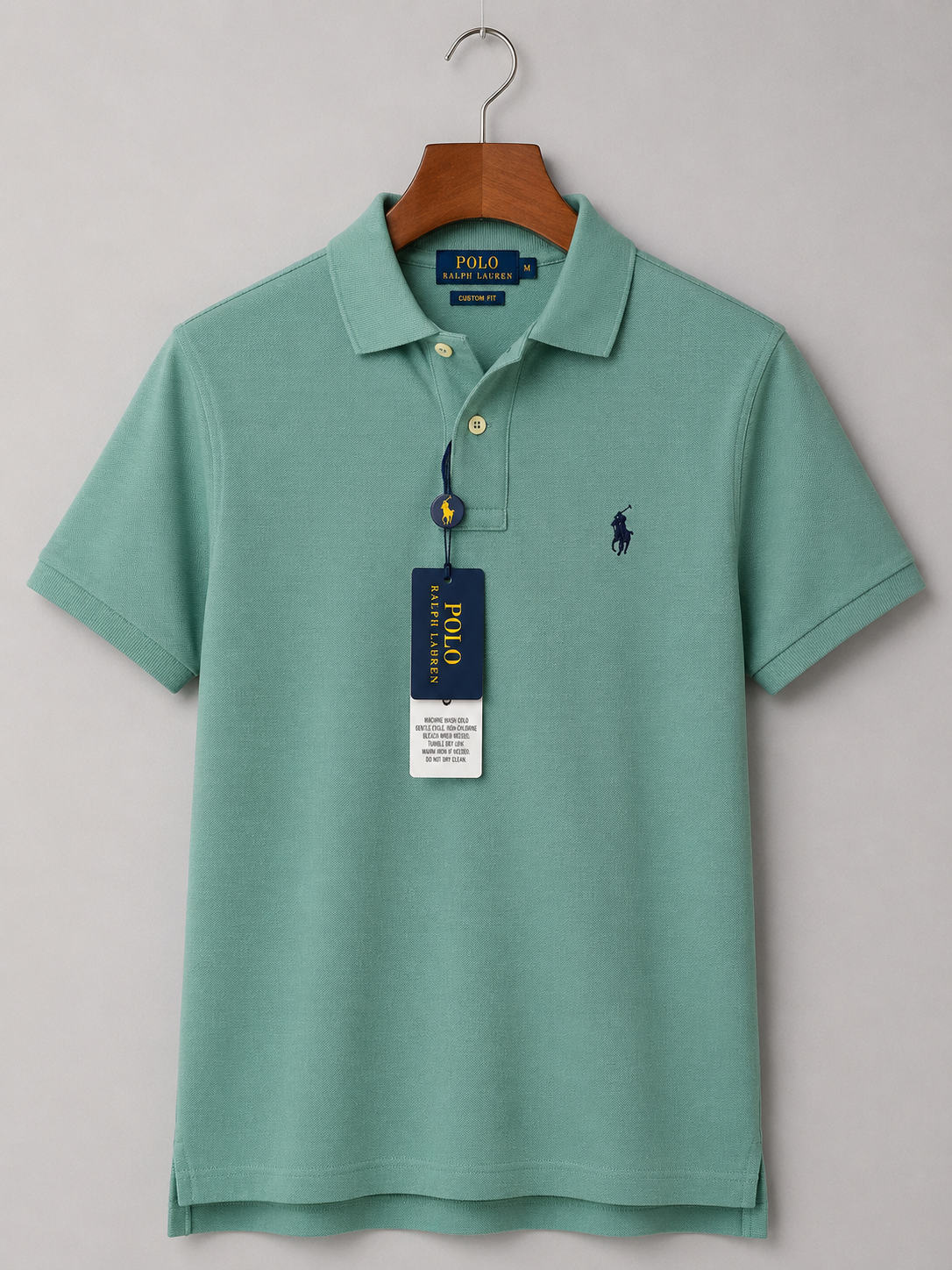 RL Collar T-shirt lite green
