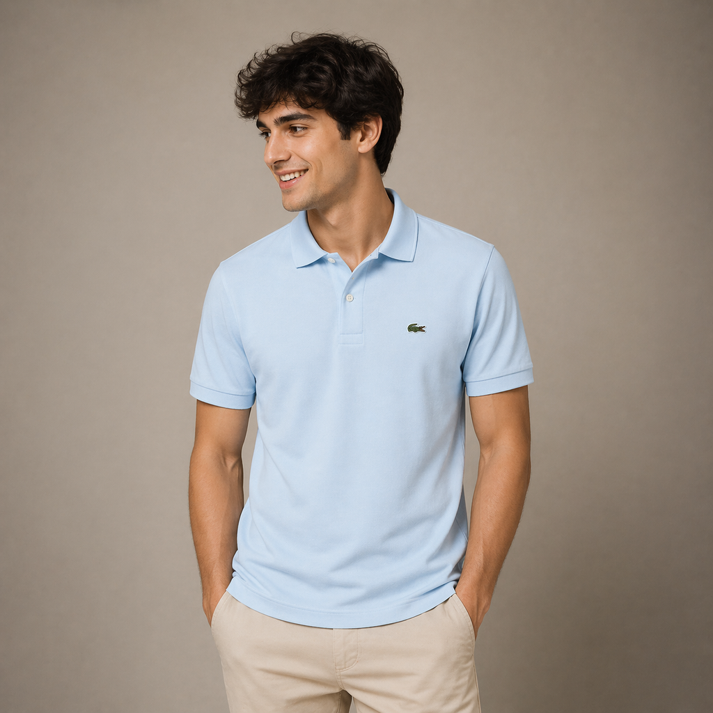 L Men Blue Classic Fit L.12.12 Shirt