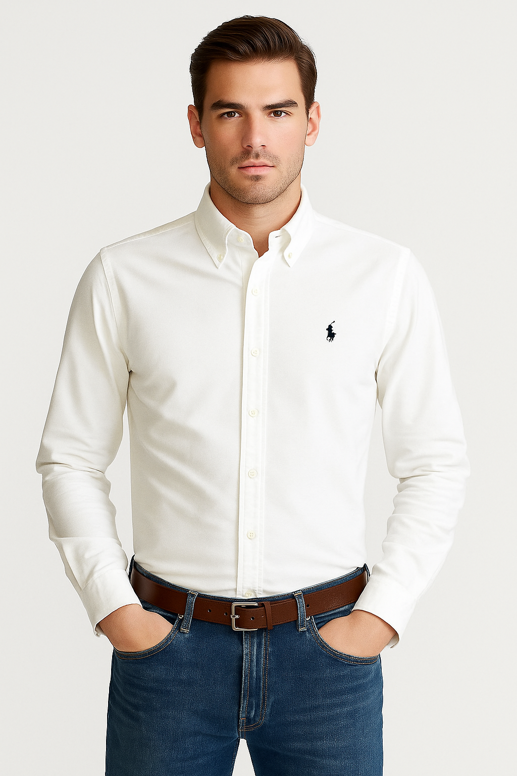 RL Full Sleeve Shirt White