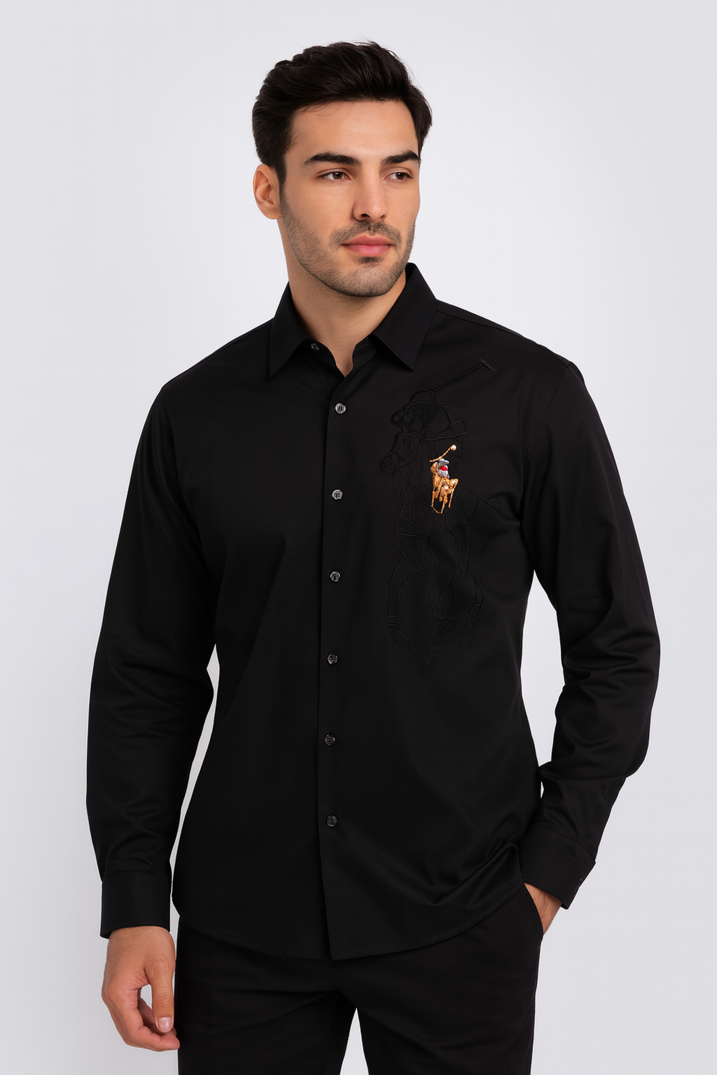 RL Full Sleeve Shirt Black